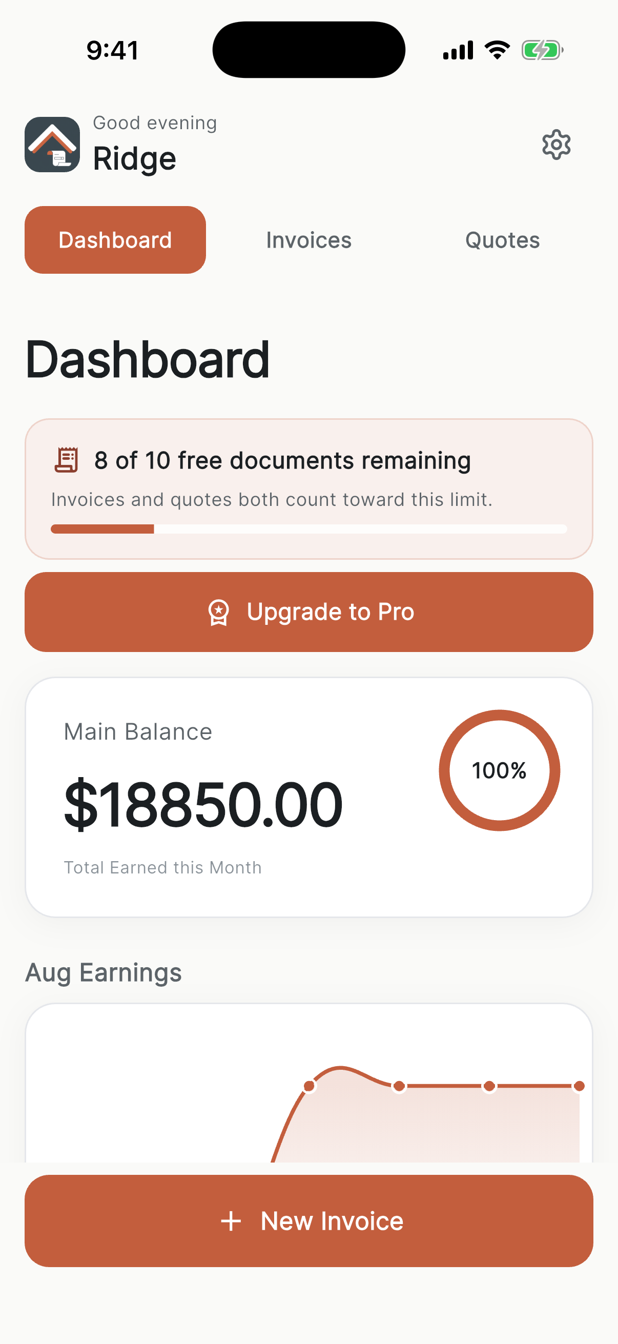 Ridge — Ground your business in clarity.